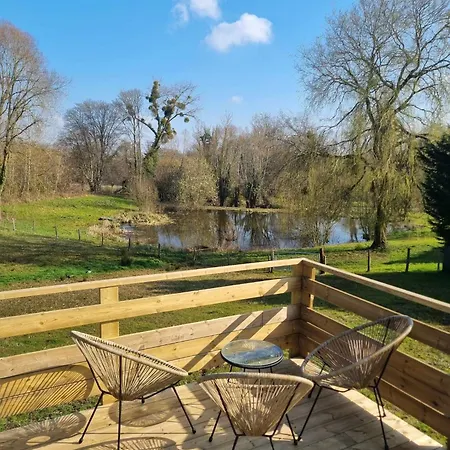 Gite La Goutte D'Eau - Baby Foot - 6 Personnes Lits King & Queen Size - Terrasse Vue Etang Saint-Josse Exterior photo