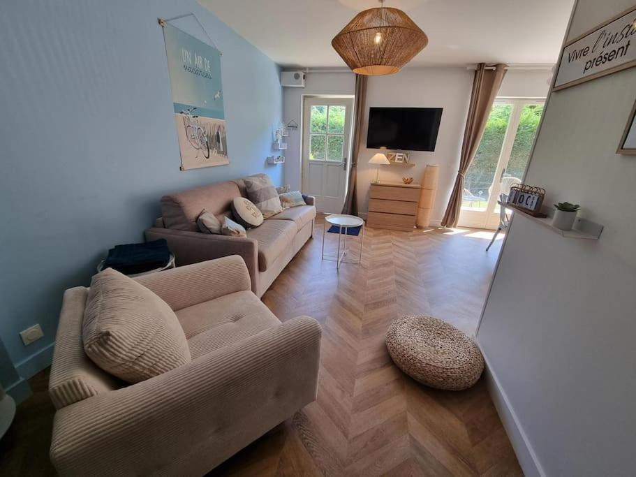 La Goutte D'eau - Baby Foot - 6 Personnes Lits King & Queen Size - Terrasse Vue Etang Appartement Saint-Josse