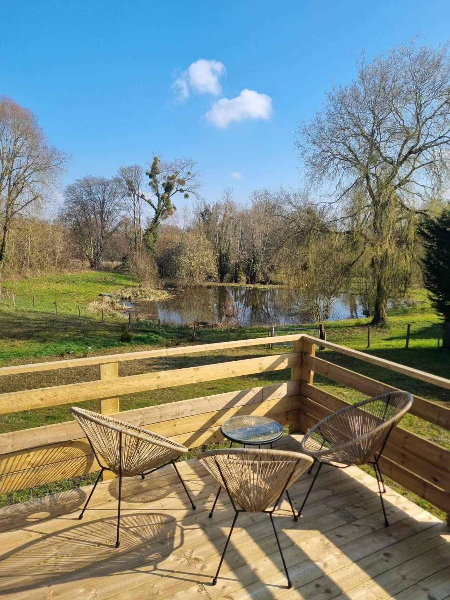 La Goutte D'eau - Baby Foot - 6 Personnes Lits King & Queen Size - Terrasse Vue Etang Apartment
