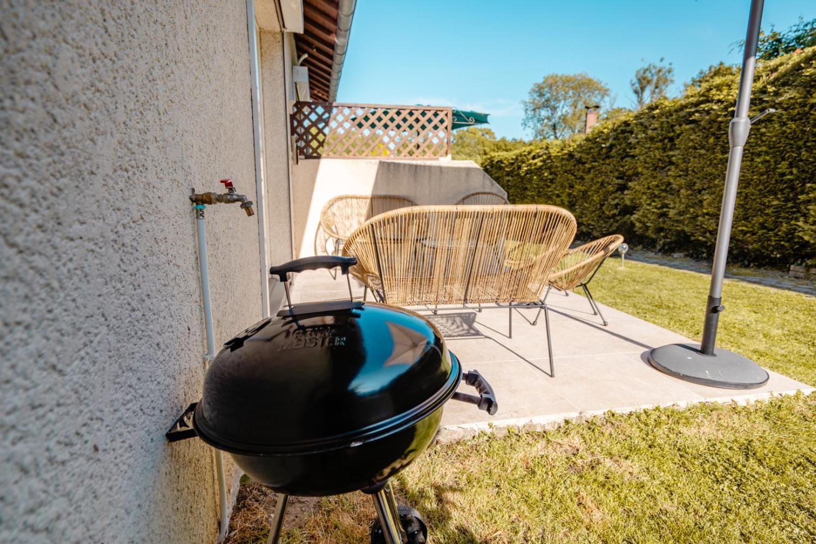 La Goutte D'eau - Baby Foot - 6 Personnes Lits King & Queen Size - Terrasse Vue Etang Appartement